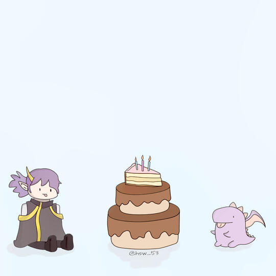 Friends B/day doodle